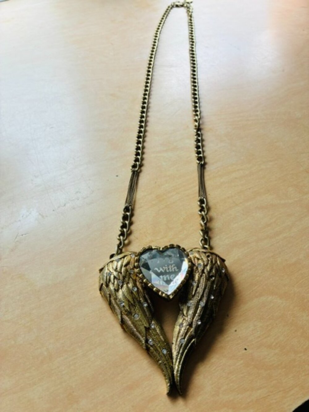 Rare Vintage Betsey Johnson "Fly with Me" necklace - Picture 4 of 5